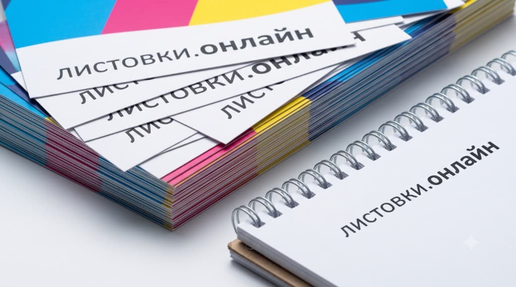 Листовки и блокноты listovka.online — печать премиум-качества